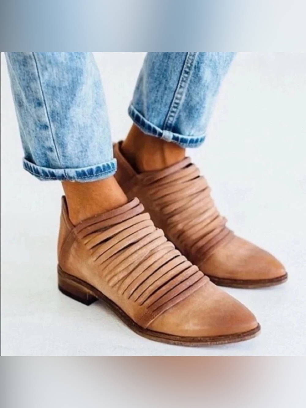 free people Lost Valley Womens Tan Leather
Ankle Boots